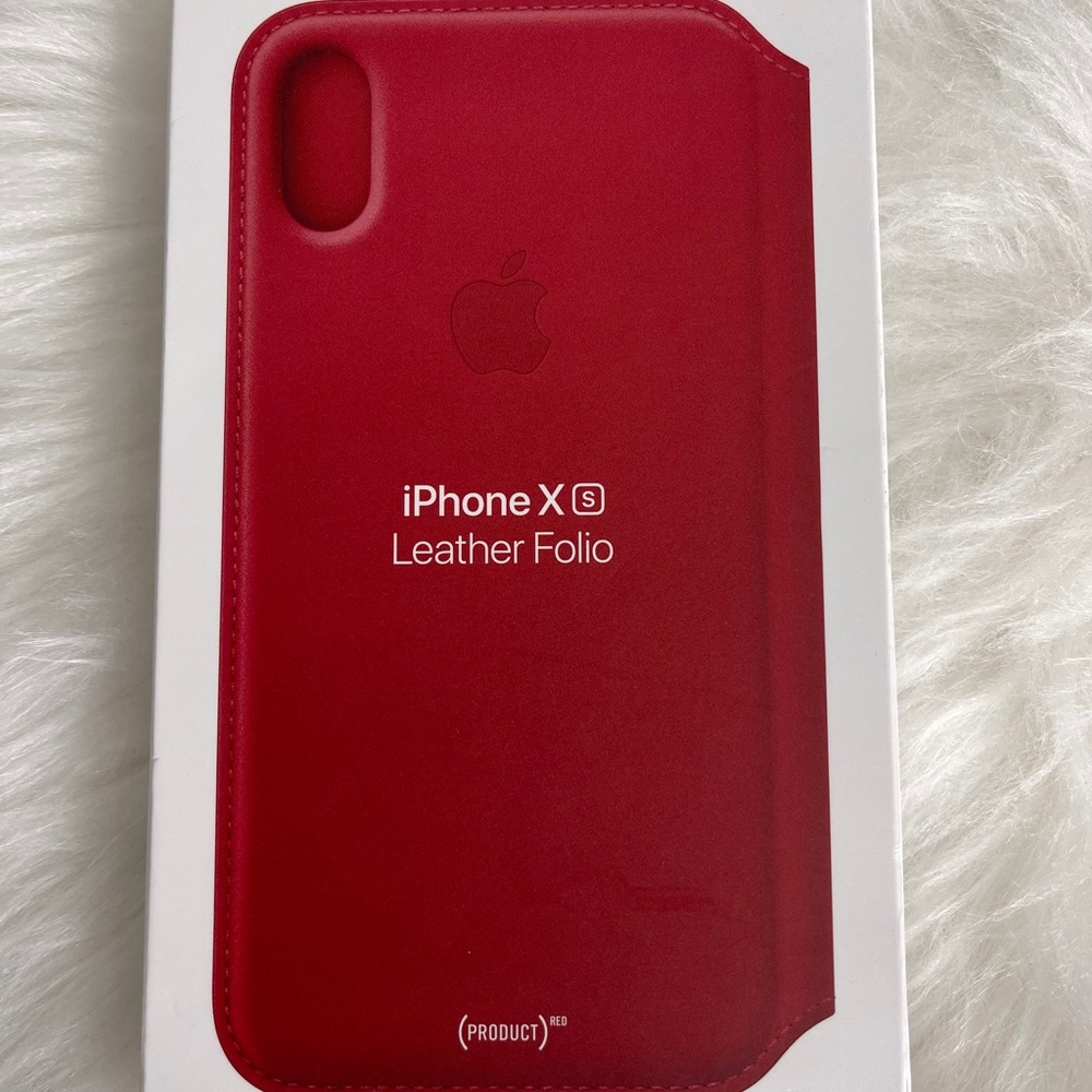 iPhone XS APPLE Leather Folio Case